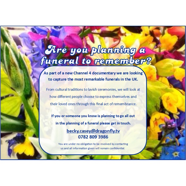 Interested in Having Your Funeral Featured on Television