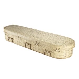 Bamboo Round Coffin