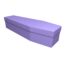 Lilac Cardboard Coffin – Price Reduced!