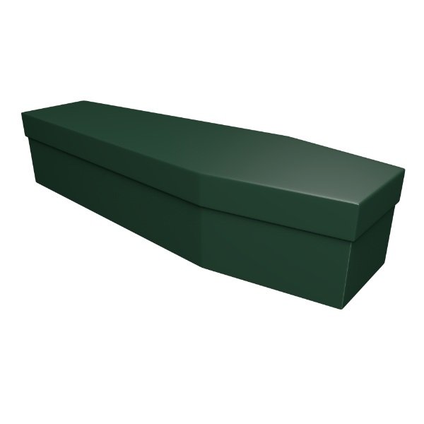 Woodland Green Cardboard Coffin