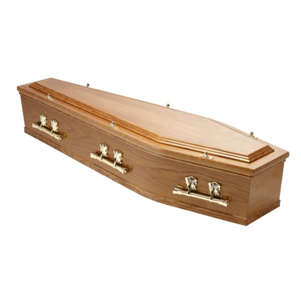 Traditional Raised Lid Coffin