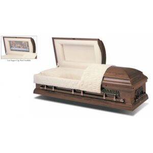 Last Supper Hardwood American Casket coffin