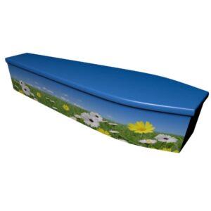 Summer Scene Printed Wooden Coffin