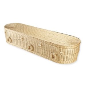 Willow Rounded Coffin - Natural