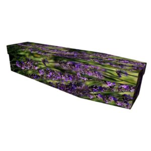 Lavender Cardboard Coffin