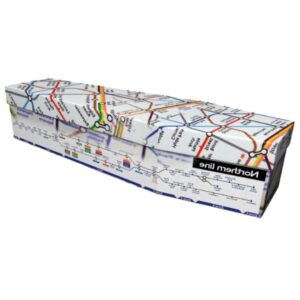 London Underground Cardboard Coffin