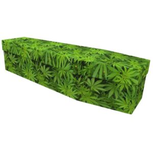 Marijuana Cardboard Coffin