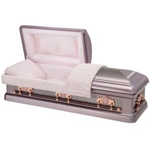 Coral Jewel - Steel American Casket Coffin