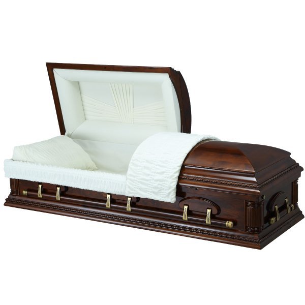 Proventus Hardwood - Wooden American Casket Coffin