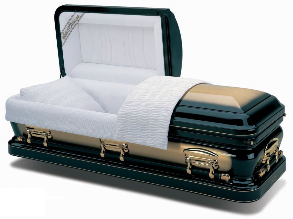 Classic Gold Bronze American Casket coffin