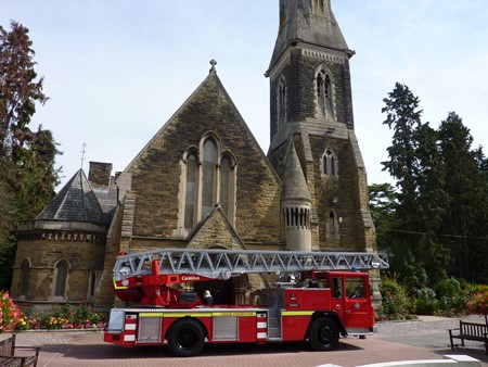 Fire engine hearse